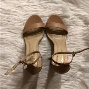 Lulus Taylor Almond Stacked Heels
